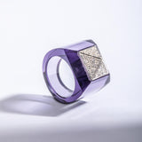 Violette Lucid Pyramid Ring