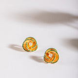 Tsavorite Retro Bloom Earrings