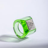 Verte Lucid Pyramid Ring