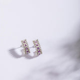 Baguette Eternity Earrings