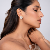 Mother of Pearl and Diamond J'Taime Earrings