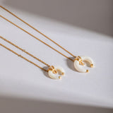 Large Crescent Moon Necklace