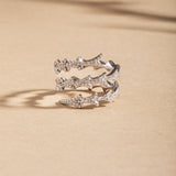 Natural Diamond Dragon Tail Ring