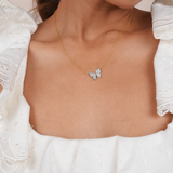 Papillon Diamond Necklace