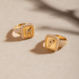 Initial Signet Ring