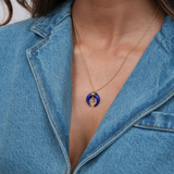 Small Crescent Moon Necklace