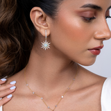 Opal Starburst Earrings