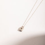 Diamond Iced Out Lock Necklace