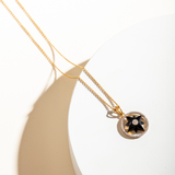 Black Onyx Encircled Starburst