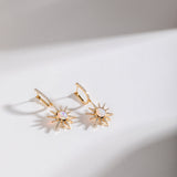 Opal Starburst Earrings